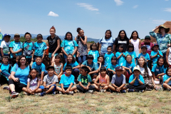 Pecos-Pueblo-with-Jemez-San-Diego-Riverside-Charter-School-Children-Visit-by-Lt.-Yepa