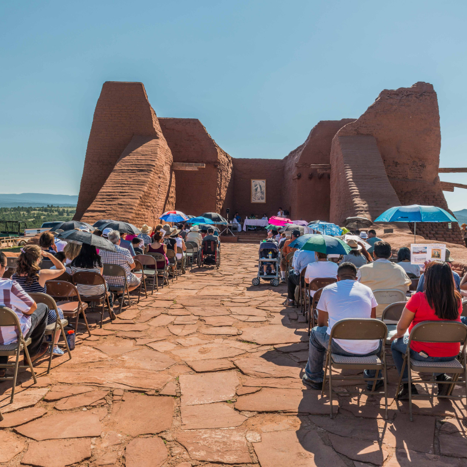 Pecos Feast mass photo